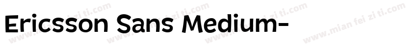 Ericsson Sans Medium字体转换